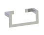 Rectangular anneau porte-serviette MUNICH 288464 nickel poli