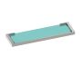 tablette en verre MUNICH 288671 nickel brossé