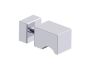 poignée simple pour porte de douche MUNICH 2887501 chrome poli