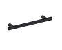 8 po poignée d'armoire moleté droit 310708 noir mat