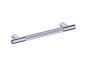 8 po poignée d'armoire moleté droit 310708 nickel brossé