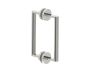 poignée double pour porte de douche 8 po FRANKFURT 3137808 nickel poli