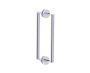 poignée double pour porte de douche 12 po FRANKFURT 3137812 chrome poli