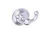 crochet à peignoir double FLORENCE 322132 chrome poli