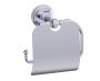 porte-papier hygiénique avec couvercle FLORENCE 322153 chrome poli
