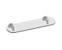 20 po tablette en verre FLORENCE 322671 nickel brossé