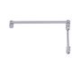 poignée de porte de douche décalée 8 po x 18 po FLORENCE 32270818 chrome poli