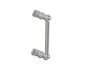 8 po poignée simple pour porte de douche FLORENCE 3227508 nickel brossé