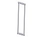 poignée double pour porte de douche 24 po FLORENCE 3227824 chrome poli