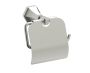 Drop porte-papier hygiénique avec couvercle PISA 342153 nickel brossé