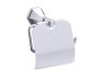 Drop porte-papier hygiénique avec couvercle PISA 342153 chrome poli