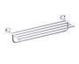 tablette porte-serviettes avec barre à serviette PISA 342442 chrome poli