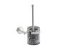 ensemble brosse de toilette PISA 342610 nickel brossé