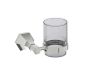 Bathroom Tumbler Cup & Toothbrush Holder PISA 342660 nickel poli