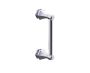 8 po poignée de porte de douche PISA 3427508 chrome poli