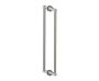 poignée double pour porte de douche 24 po PISA 3427824 nickel brossé