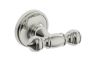 crochet à peignoir double LYON 351132 nickel poli