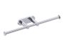 double porte-papier hygiénique CIRCO 365155 chrome poli