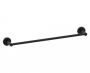 barre à serviette 18 po CIRCO 365180 noir mat