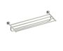 tablette porte-serviettes CIRCO KNURLED 366442 nickel brossé