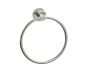 anneau porte-serviette CIRCO KNURLED 366460 nickel poli