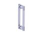 poignée double pour porte de douche 12 po CIRCO KNURLED 3667812 chrome poli