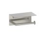 porte-papier hygiénique avec tablette BUILDERS 373159 nickel brossé