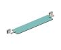 20 po tablette en verre GLASGOW 390671 nickel brossé