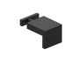 poignée simple pour porte de douche HAMBURG 4407501 noir mat