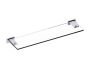 tablette en verre VIENNA 480671 chrome poli