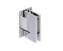 montage mural dos plein Plate Standard Hinge YORK 51034 nickel brossé