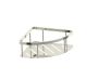 Deep Corner panier grillagé Bath & panier de douches 828006F nickel poli