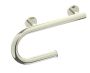 barre d'appui avec porte-papier hygiénique droite 8289110 nickel poli