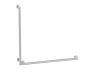 Angle barre d'appui CIRCO KNURLED 8289901 chrome poli