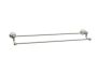 Porte serviette double Rustik Nickel pur PVS
