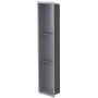 Niche murale de douche Ana 36 po x 8 po gris mat