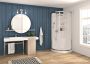 Douche de coin Avalanche 36 po 2 Sect. blanc