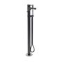 Robinet de bain avec douchette Kontour Noir et chrome