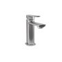 Robinet de lavabo monotrou sans drain Grafik Nickel pur PVS