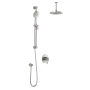 TCD1 Ensemble de douche RoundOne 60 po Nickel pur PVS