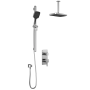 Plus - SquareOne TD2 Ensemble de douche - Bras vertical - Chrome
