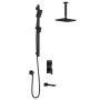TD3 Système de douche Moroka 1/2 po Noir mat