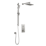 TB2 Ensemble de douche SquareOne (sans valve) 60 po Nickel pur PVS