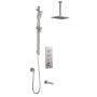 TB3 Ensemble de douche SquareOne 60 po Nickel pur PVS