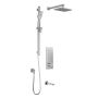TB3 Ensemble de douche SquareOne (sans valve) 1/2 po Chrome
