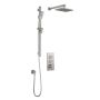 TB2 Ensemble de douche avec boutons-poussoirs Moroka (sans valve) 60 po Nickel pur PVS