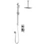 PB4 Système de douche à pression équilibrée SquareOne 60 po Chrome