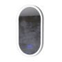 Miroir intelligent 32 po x 16 po oblong en blanc mat