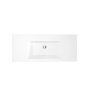 Dessus vanité Plata 48" Polymarbre blanc