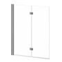 Écran de baignoire pivotant Flip 46 po x 56 po Chrome